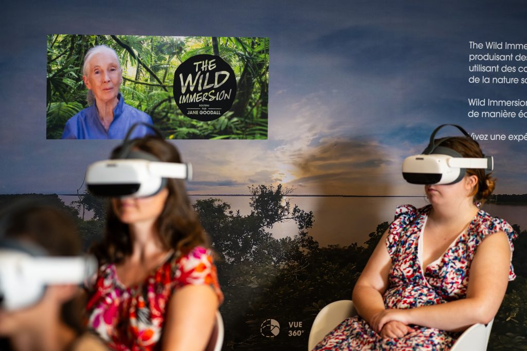 Cap Science, VR Expereince. Wild Immersion. Jane Goodall 
