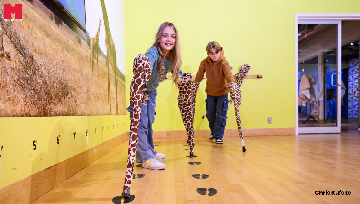 Walk Like a Giraffe", experience by THEMUSEUM